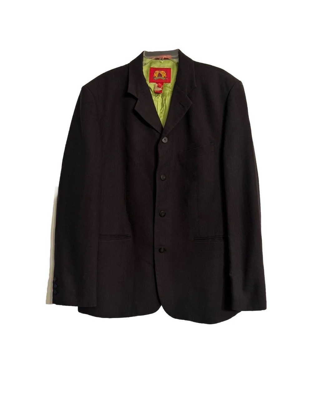 Shanghai Tang Men’s Gray 100% Wool Blazer Jacket Size 44